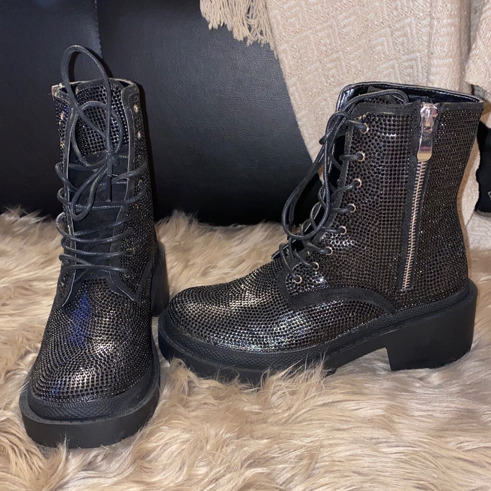 Studded Moto Boots